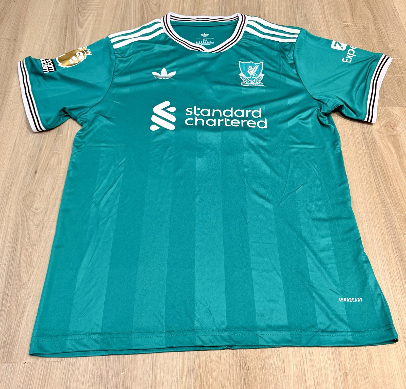 Liverpool Mohamed Salah #11 Green Size 2XL Men's Soccer