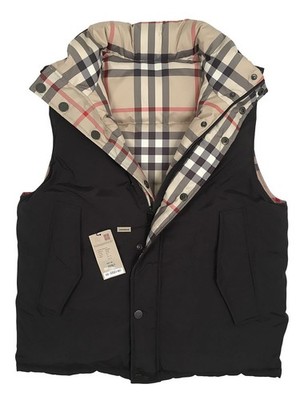 ジャケット・アウター Burberry DOWN Reversible Nova Check Vest s-l400.jpg