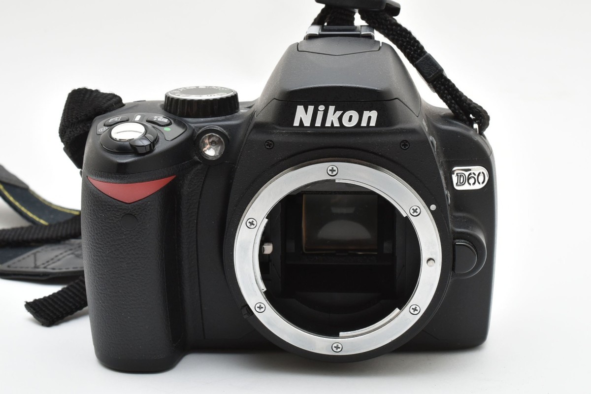 Nikon D60 DSLR Camera with AF-S DX 18-55mm & 55-200mm [EXC