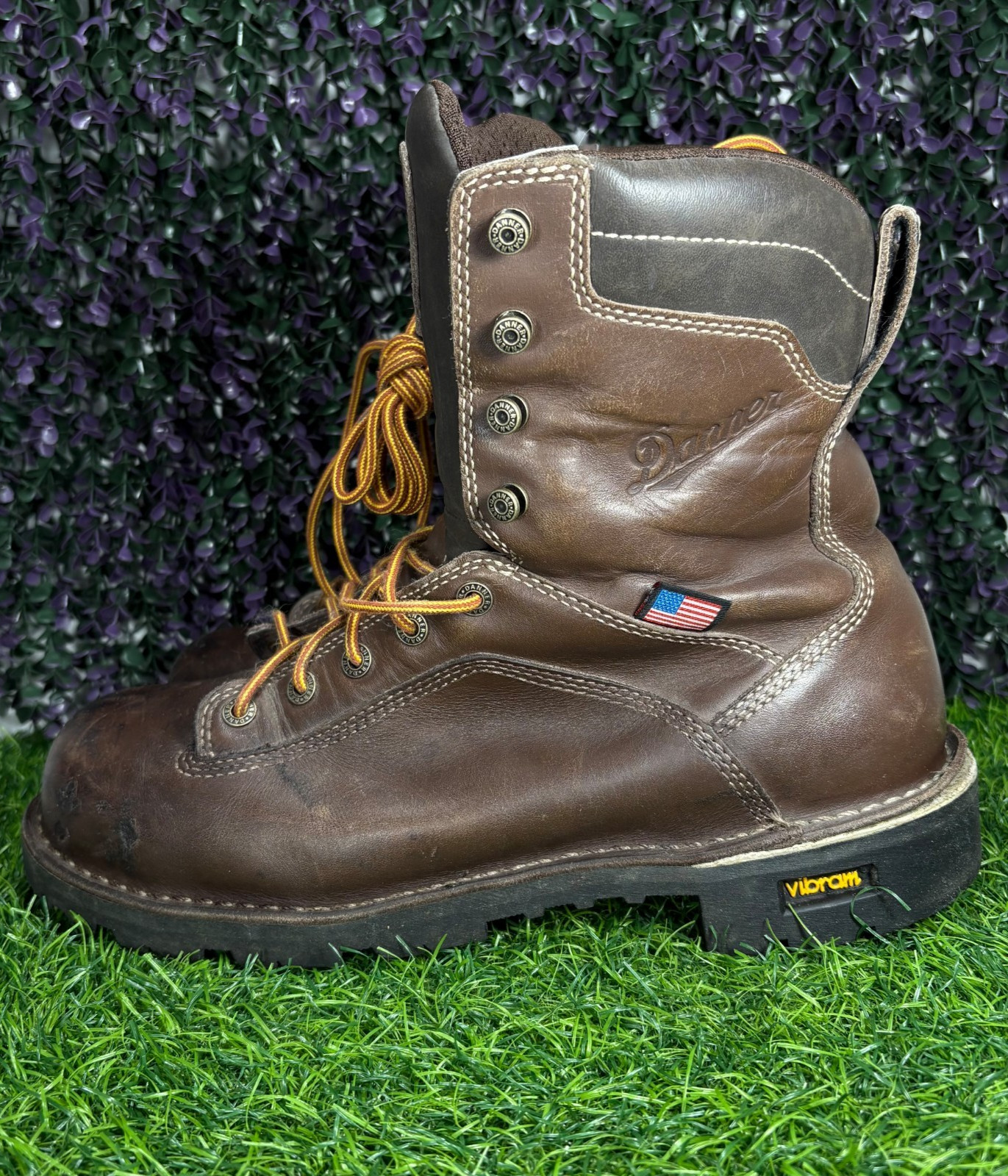's Size 10.5 Brown Full-grain Leather Gore-tex Boots