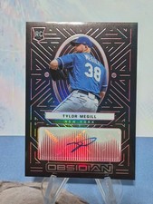 2022 Chronicles Obsidian Electric Etch Red 20/25 Tylor Megill Rookie Auto RC