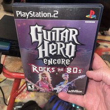 Guitar Hero Encore: Rocks the 80s - Complete In Box CIB - PlayStation 2 PS2