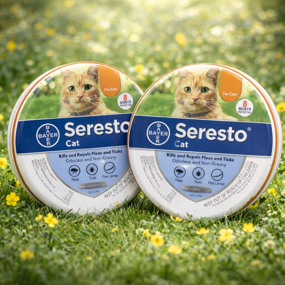 2PACK Adjustable Cat Collar for Cat Soft Durable Comfortable Pet Collar - Image 1 of 1