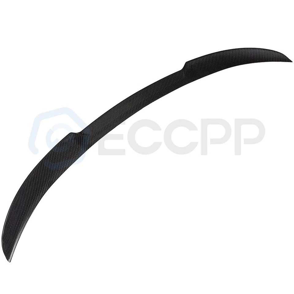 For 2005-2012 BMW E90 3-Series Sedan & E90 M3 100% Carbon Fiber Spoiler Lip Foto 2 de 3