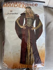 Adult Fancy Dress Costume Renaissance Maiden Size Extra Large