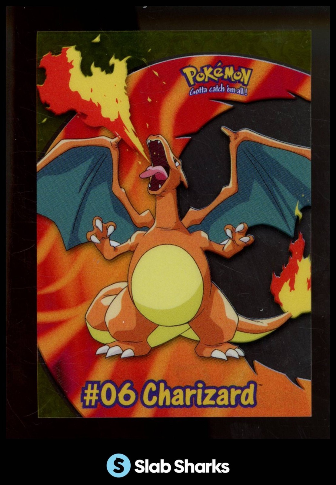 2000 TOPPS POKEMON TV ANIMATION EDITION SERIES 2 #PC3 CHARIZARD CLEAR NM