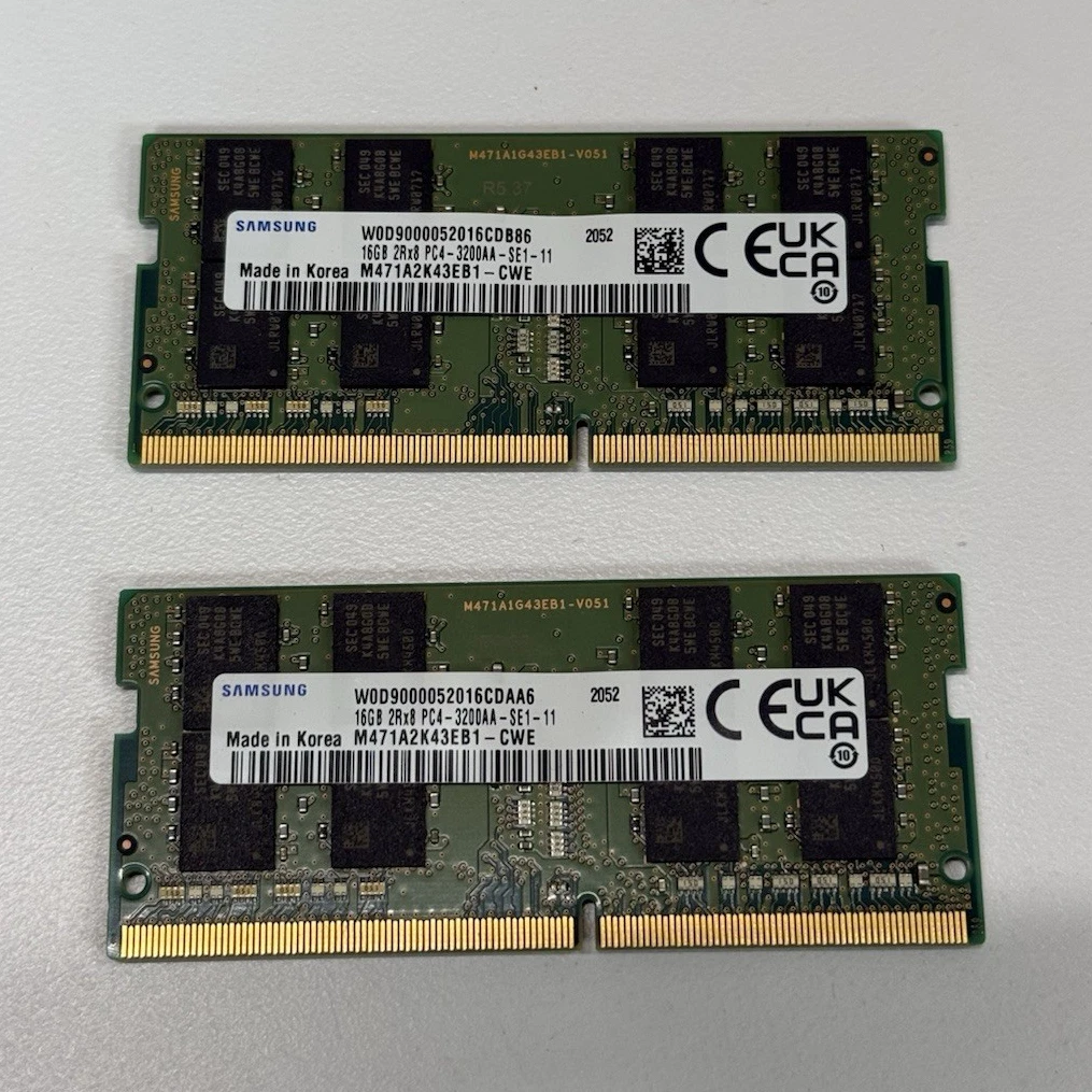 Samsung DDR4 SDRAM 16 GB Capacity per Module Memory (RAM) for sale