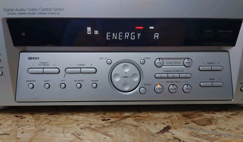 SONY STR-DE485E Dolby Digital Surround Stereo Receiver Silber ohne Fernbedienung - Bild 2 von 4
