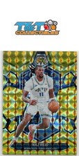 Naz Reid 2023-24 Panini Mosaic Reactive Yellow #8 Timberwolves 31a