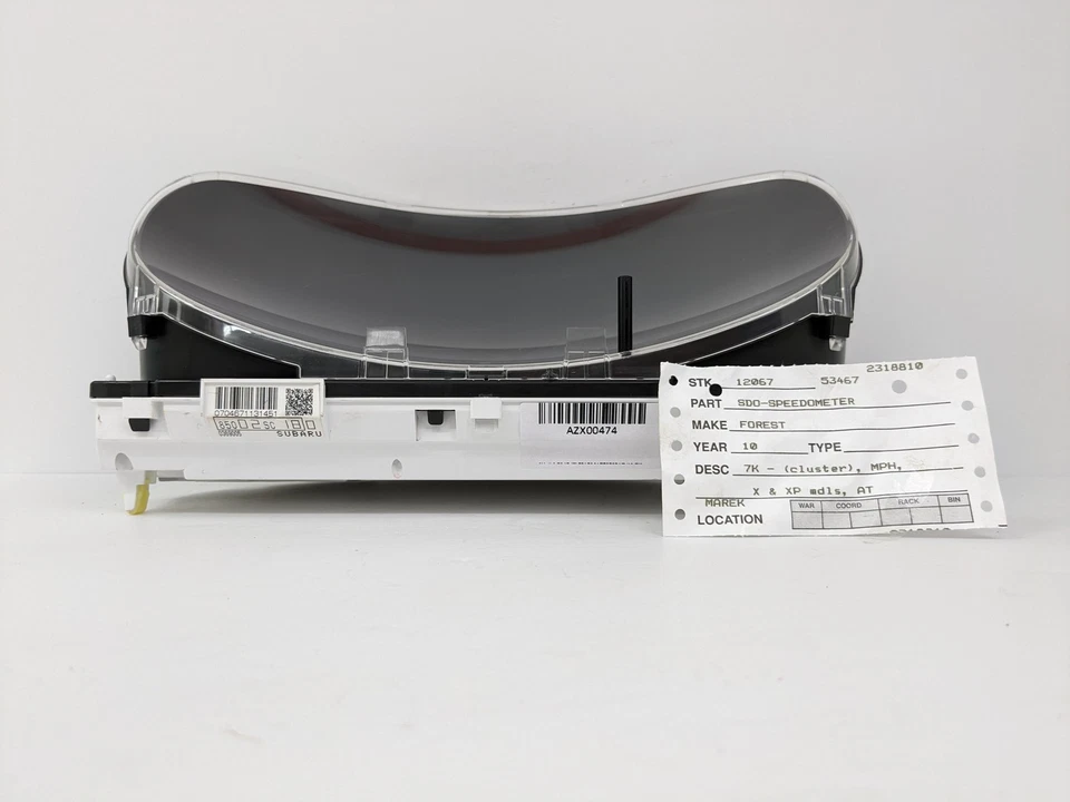 2010 Subaru Forester AT Speedometer Speedo Cluster MPH OEM 85002SC180 7K Miles Foto 3 de 4