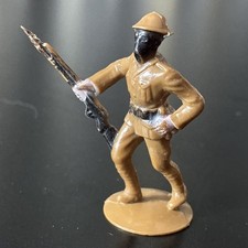 Beton-Bergen WWII Soldier Military Figure Vintage In Gas mask