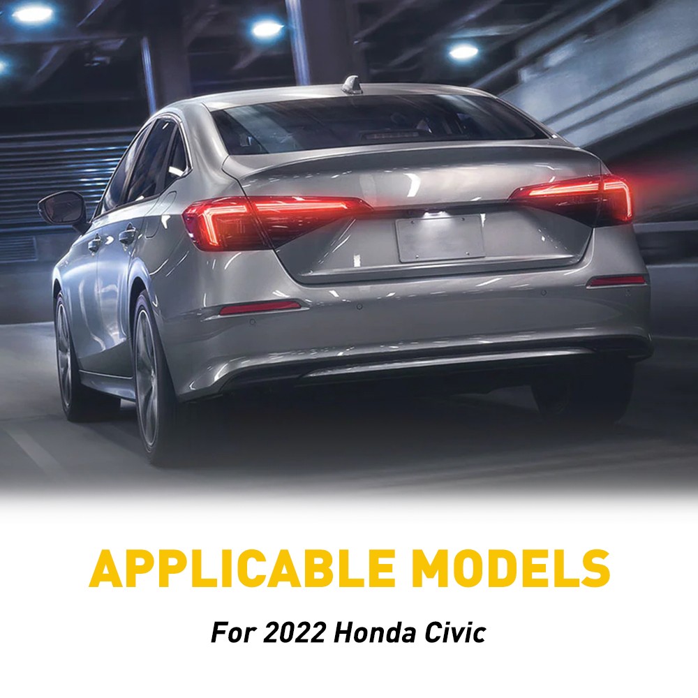 6Pcs For 2022 Honda Civic Door Pillar Trim Post Gloss Black Car Auto Accessories