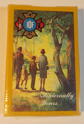 VTG IOF Sealed Playing Cards  International Order of Foresters J2