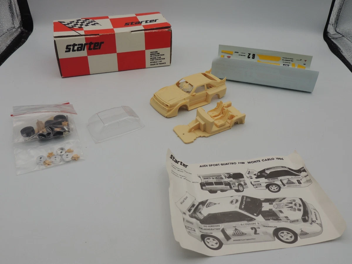 Starter N7 Provence Facel III Cabriolet Bleue – 1/43 Résine, Occasion Très Bon état (manque Essuie-glace)