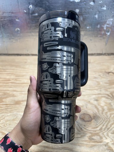 Stanley 40oz Custom Tumbler Black See Photos - Picture 4 of 19
