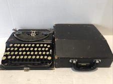 Early 1920's Antique REMINGTON STANDARD PORTABLE Manual TYPEWRITER w/ Case WORKS thumbnail