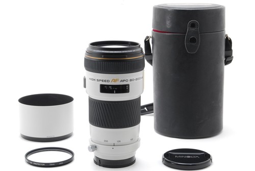 [Almost Unused] Minolta AF APO Tele High Speed 80-200mm f2.8 G Zoom Lens JAPAN