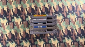 Lot 5 NES Games w Manuals Punch-Out Dragon Warrior WWF Blades Wizards Warriors