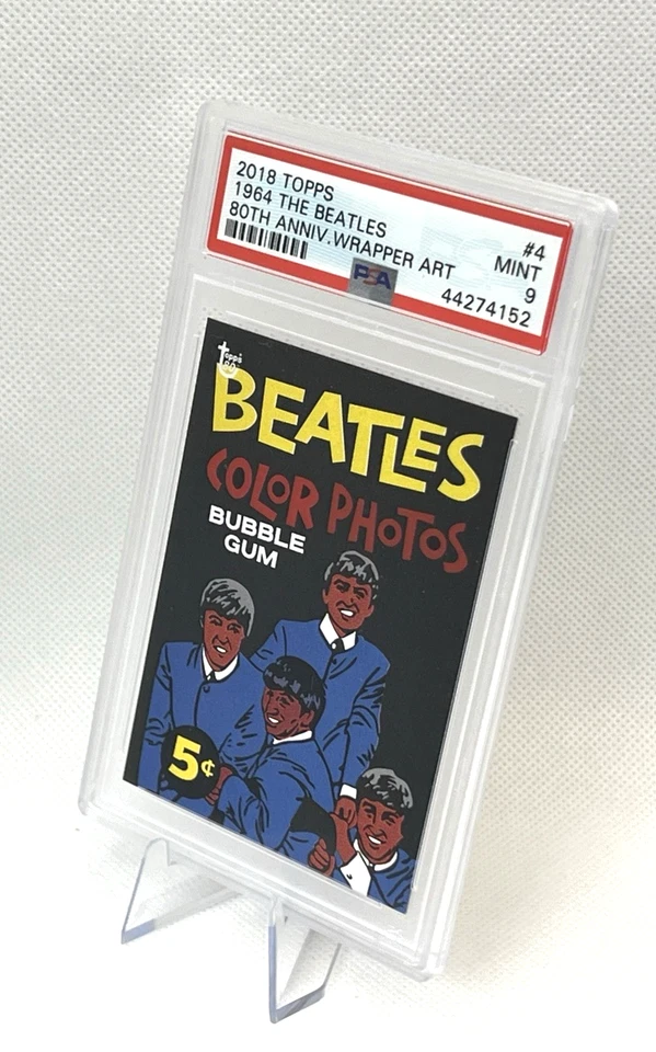 2018 Topps 80th Anniversary 1964 Beatles #4 PSA 9 - Image 2 of 4