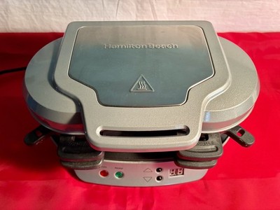 Hamilton Beach Dual Hot Breakfast Sandwich Maker Nonstick (Model 25490A)