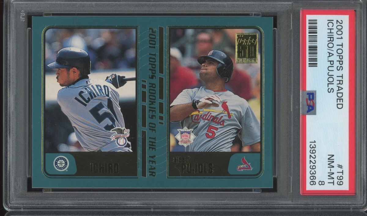 2001 Topps Traded & Rookies - Albert Pujols Ichiro Suzuki #T99 for