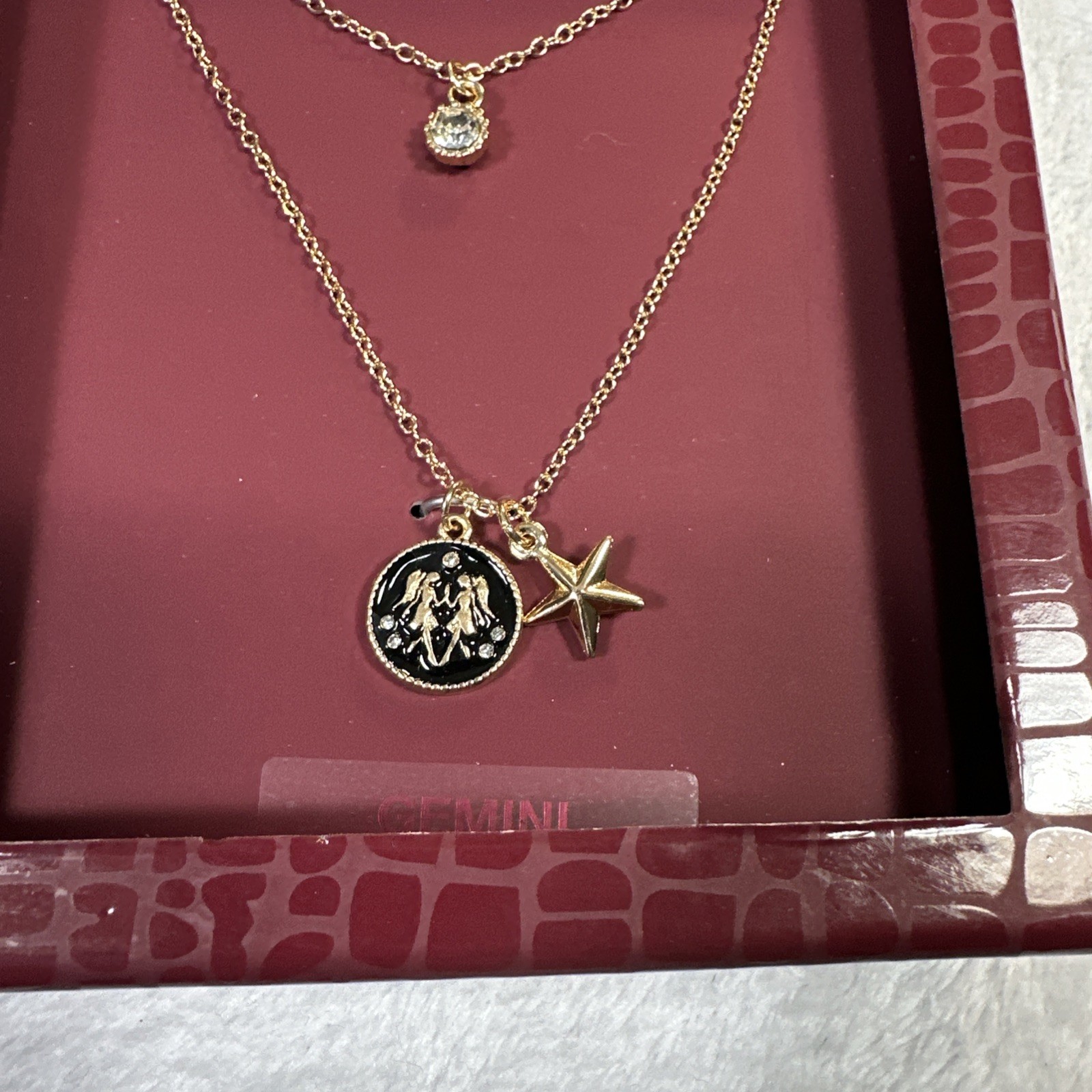 New Steve Madden Talisman Charm Pendant Necklace Gemini