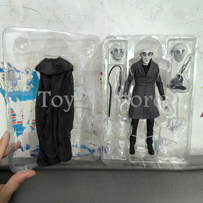 Modell Nosferatu NECA Graf Orlok Actionfigur weiß schwarz Horror Figur Toy