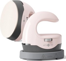 H1 Mini Heat Press Machine Small Heat Press Portable Iron Heating Transfer Pink