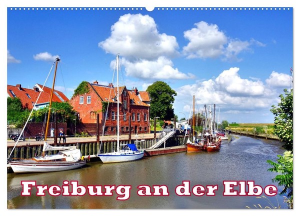 Freiburg An Der Elbe (Wandkalender 2027 DIN A2 Quer), Calvendo Monatskalender-image