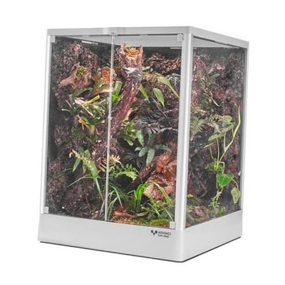 Reptile Terrarium 18''x18''x24'' 32 Gallon,Aluminum Frame,Full Glass 18x18x24''