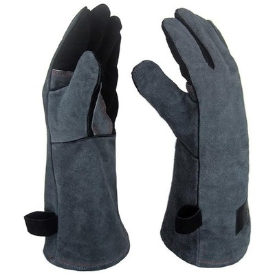2x Feuerfeste Grillhandschuhe 932°F Hitzebeständige Schutzhandschuhe für Grill