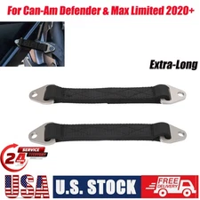 2PC Upgraded Door Limit Straps For Can-Am Defender Max Limited 2020+ Extra-Long