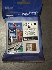 BROTHER LC3017 BK XL High Yield Black Ink Cartridge New Sealed