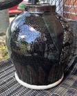 Vintage Gallo de Oro  GTO Mex 11” Multi-glazed Urn/vase studio pottery — photo 1