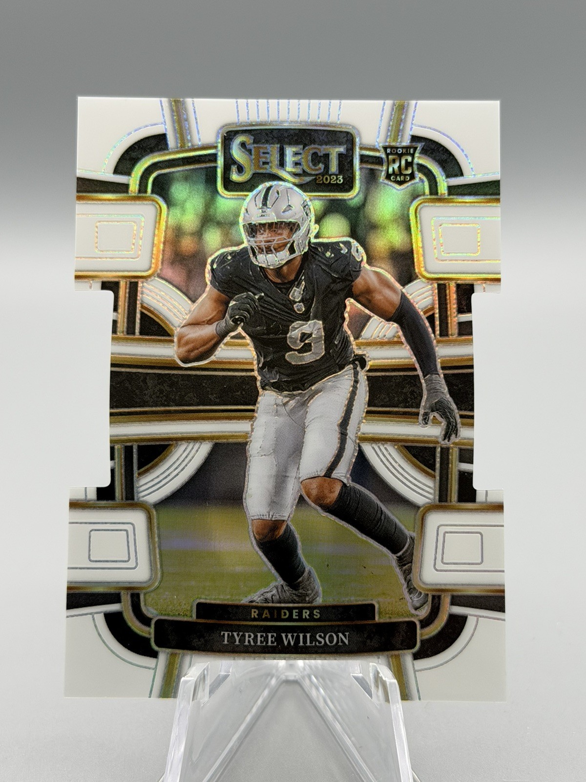 2023 Select Tyree Wilson Rookie #'d /199 White Prizm Concourse Die Cut RC #60