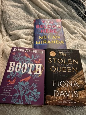 Booth Karen Fowler Don t Belong Here Megan Miranda Stolen Queen Fiona Davis 3 HC