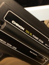 Vintage 1978 Chinon 723 XL Power Zoom Super 8 Case Manual Included - UNTESTED
