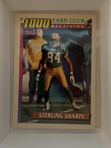 Sterling Sharpe #10 1991 Topps 1000 Yard Club card