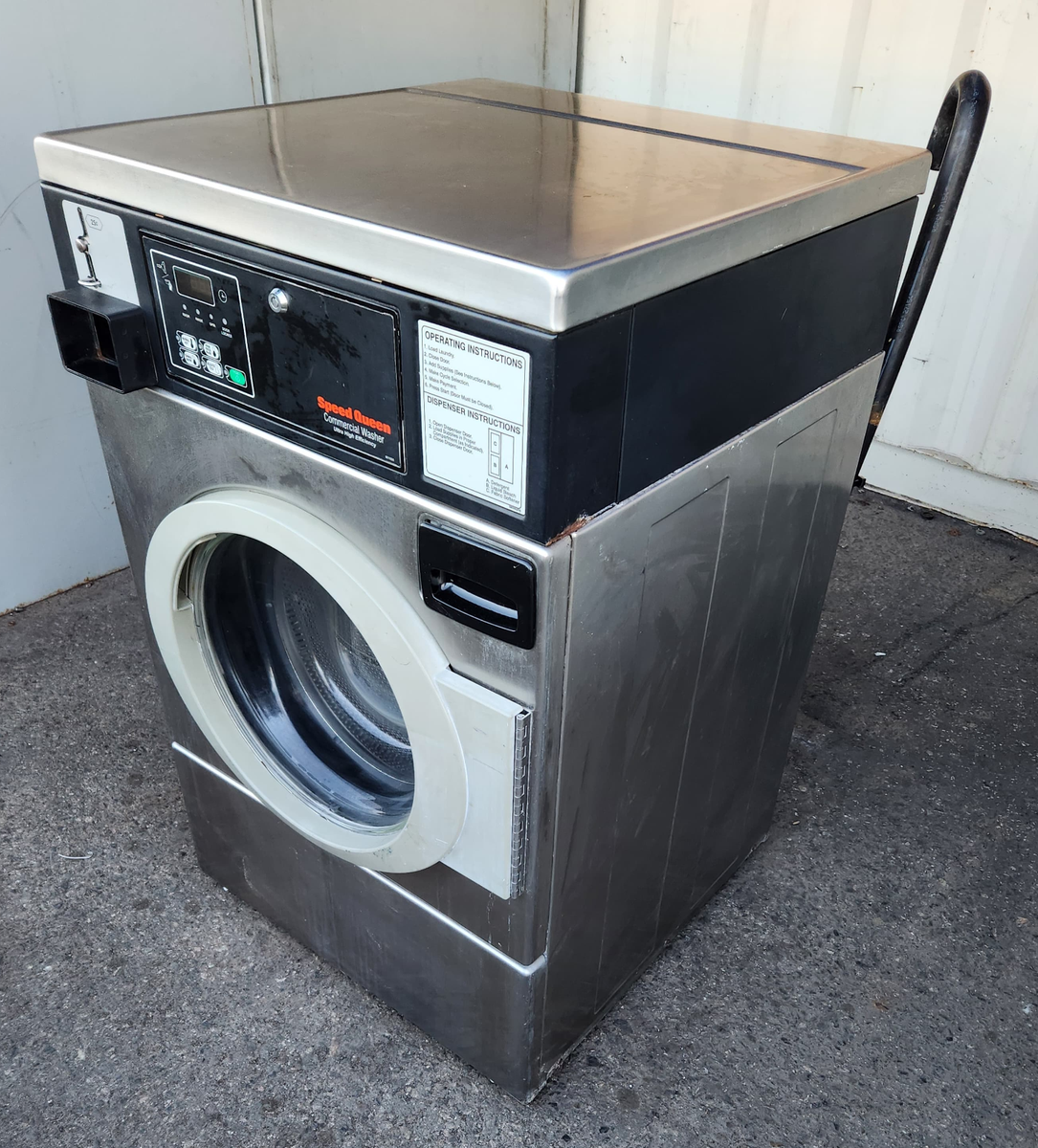 SPEED QUEEN COIN-OP FRONT LOAD WASHER MODEL SFNLCFSG111TN01 SN