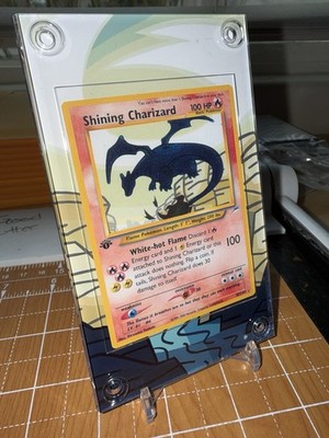 SHINING CHARIZARD 107/105 NEO DESTINY - POKEMON Extended Art Case
