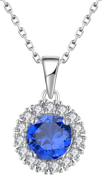 Halskette Damen Silber 925 AnhäNger Mit Zirkonia Schmuck FüR Mutter Tochter-image