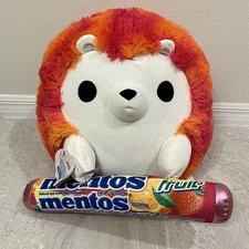 Snackles Series 2 Hedghog & Mentos 16 Inch Collectable Plush by ZURU NWT