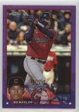 2023 Topps Chrome Logofractor Edition Purple Refractor /250 Bo Naylor #54 1l2z