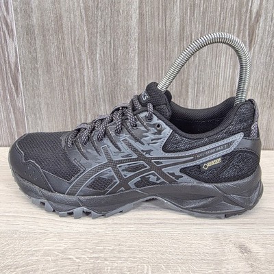 Asics Gel Sonoma 3 Damen Goretex Schwarz Laufschuhe Größe UK 4 EU 37