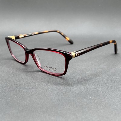 Modo 6512 Eyeglasses Frame Burgundy Japan 50-16-142 Display