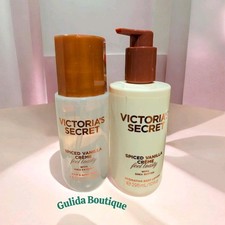 Victoria's Secret Spiced Vanilla Mist  Lotion Set with Shea Butter, Hydrating