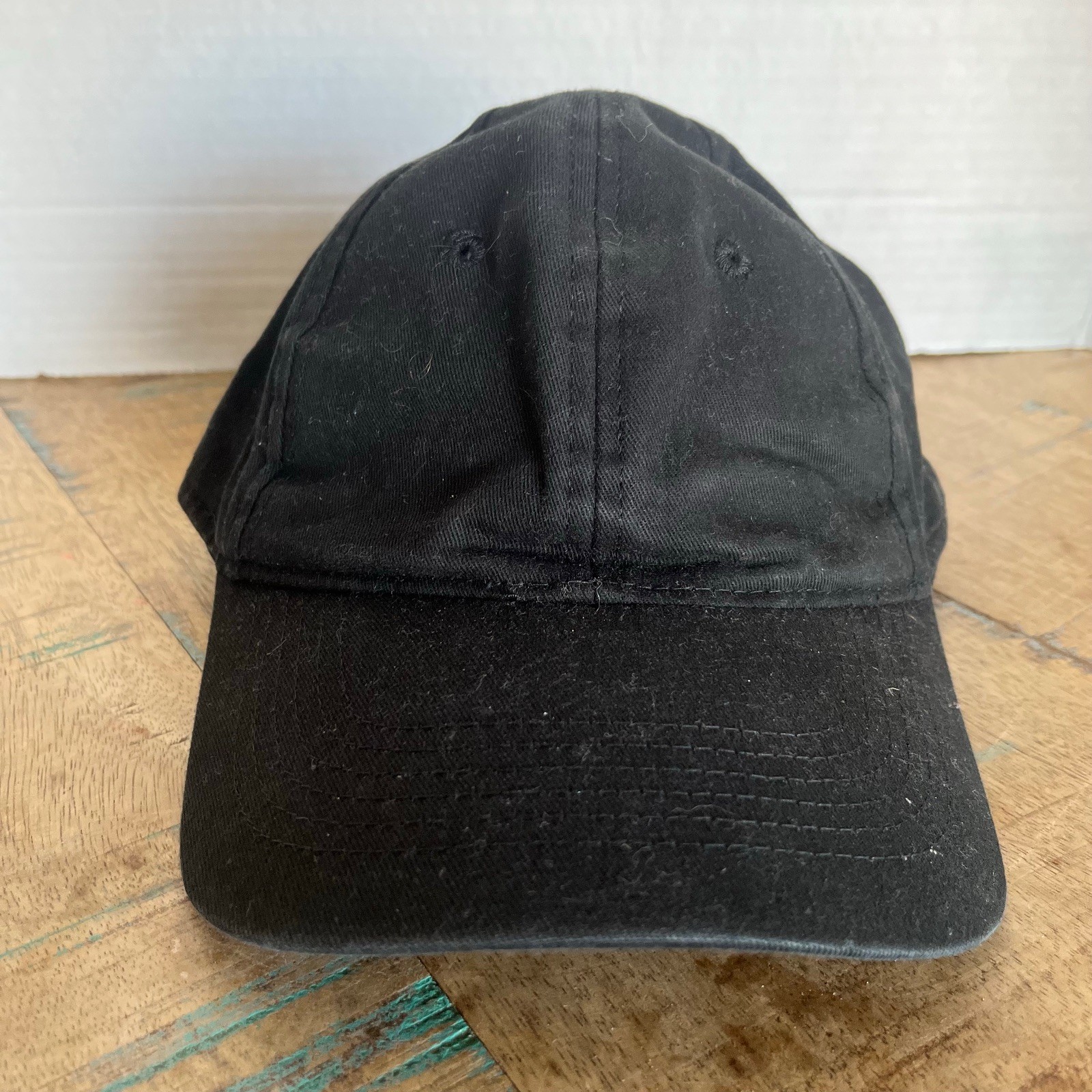 Plain Solid Hat Black George Hat Adjustable Adult… - image 2