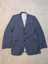 Brooks Brothers Blazer Mens 40R Blue Wool Explorer Regent Fit Check Checkered