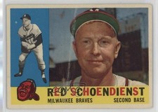 1960 Topps Red Schoendienst #335 HOF 1o1v