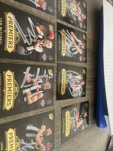 Collingwood 2023 Premiership Cards Signed With Coa - Picture 3 of 18